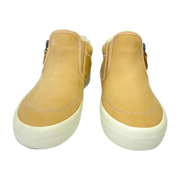 Sperry Women's Crest Side Zip Cozy Sneaker Boot Size 6.5 Khaki Suede STS87905 - Picture 8 of 11